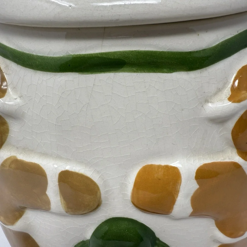 VINTAGE‎ LOS ANGELES POTTERY GINGERBREAD COOKIES ALL OVER COOKIE JAR